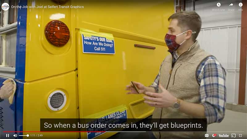 Joel Wood at Siefert Transit Graphics